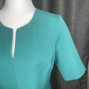 Banana Republic short sleeve midi dress Forest Green